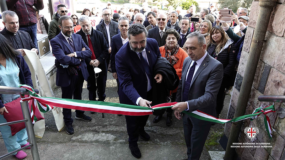 Assessore Sanità inaugurazione nuovo Ospedale di Comunità Ghilarza